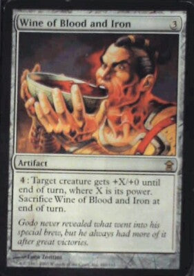 Wine of Blood and Iron - Saviors of Kamigawa: #161, Magic: The Gathering Lp R38