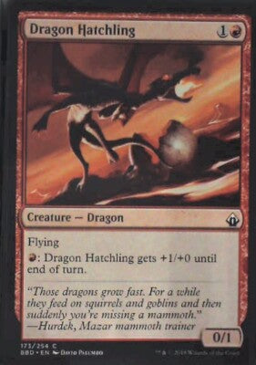 Dragon Hatchling - Battlebond: #173, Magic: The Gathering Nm R130