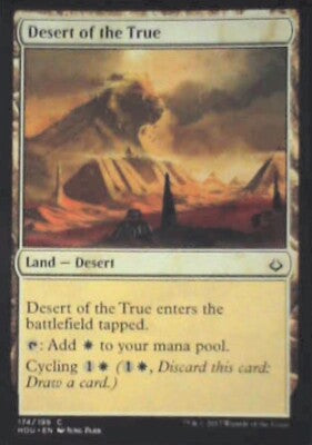 Desert of the True - Hour of Devastation: #174, Magic: The Gathering Nm R127
