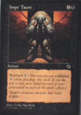 Imps' Taunt - Tempest: #138, Magic: The Gathering Mp R37