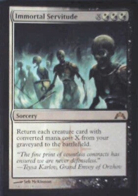 Immortal Servitude - Gatecrash: #220, Magic: The Gathering Nm R236