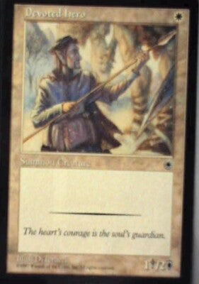 Devoted Hero - Portal: #13, Magic: The Gathering Nm R109