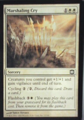 Marshaling Cry - Future Sight: #13, Magic: The Gathering Nm R29