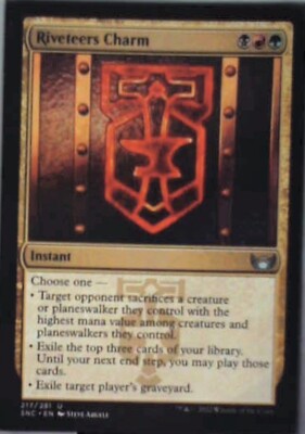 Riveteers Charm - Streets of New Capenna: #217, Magic: The Gathering Nm R34