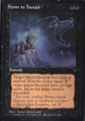 Hymn to Tourach (Wolf) - Fallen Empires: #38a, Magic: The Gathering Lp R173