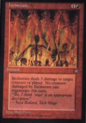 Incinerate - Ice Age: #194, Magic: The Gathering Nm R102