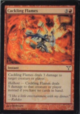Cackling Flames - Dissension: #59, Magic: The Gathering Lp R209