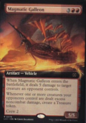 Magmatic Galleon (Extended Art) - The Lost Caverns of Ixalan: #376 Nm R238