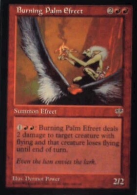 Burning Palm Efreet - Mirage: #161, Magic: The Gathering Nm R125