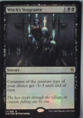 Witch's Vengeance - Throne of Eldraine: #111, MTG - Foil Nm R247