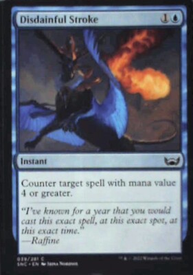 Disdainful Stroke - Streets of New Capenna: #39, Magic: The Gathering Nm R130