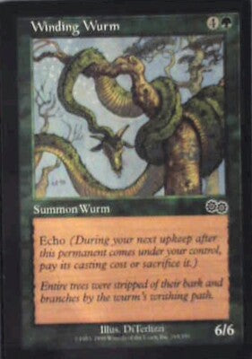 Winding Wurm - Urza's Saga: #285, Magic: The Gathering Nm R40