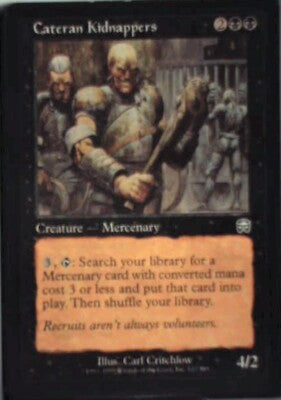 Cateran Kidnappers - Mercadian Masques: #122, Magic: The Gathering Lp R97