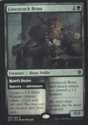 Lovestruck Beast - Throne of Eldraine: #165, Magic: The Gathering Nm R92