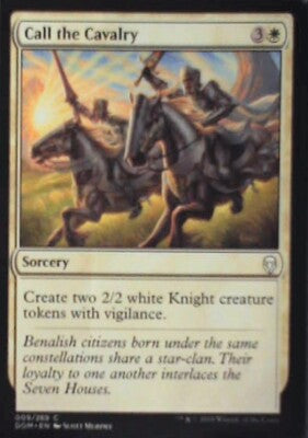 Call the Cavalry - Dominaria: #9, Magic: The Gathering Lp R209