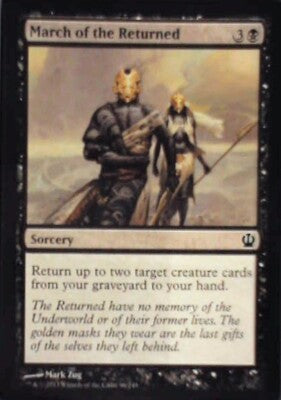 March of the Returned - Theros: #96, Magic: The Gathering Nm R52