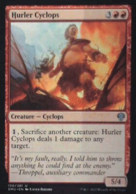 Hurler Cyclops - Dominaria United: #130, Magic: The Gathering Nm R29