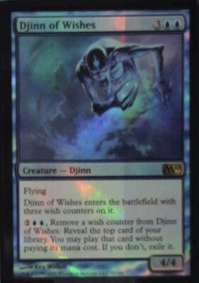 Djinn of Wishes - Magic 2010 (M10): #50, Magic: The Gathering - Foil Lp R249