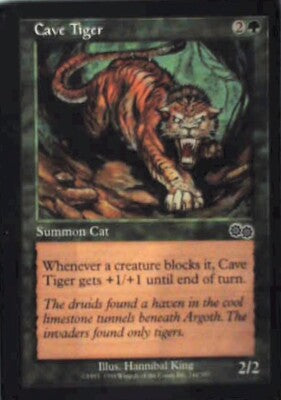 Cave Tiger - Urza's Saga: #241, Magic: The Gathering Nm R40