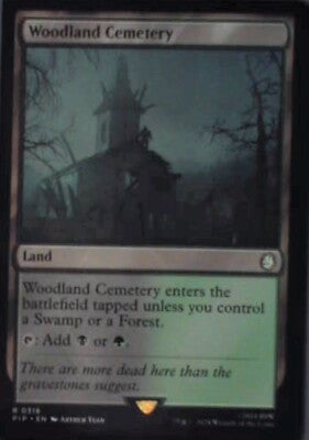 Woodland Cemetery - Universes Beyond: Fallout: #316, MTG Nm R237