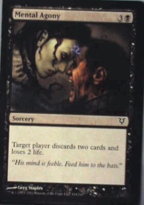 Mental Agony - Avacyn Restored: #114, Magic: The Gathering Nm R188