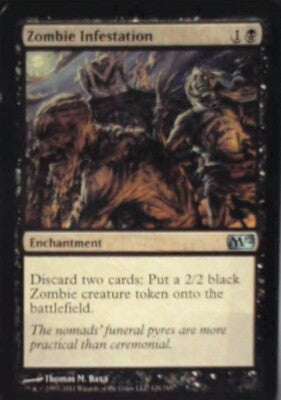 Zombie Infestation - Magic 2012 (M12): #120, Magic: The Gathering Lp R97