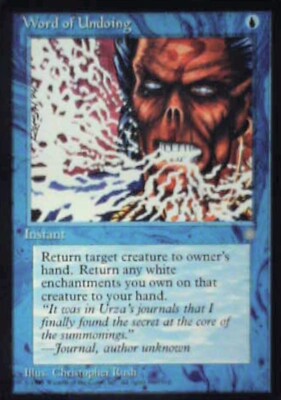 Word of Undoing - Ice Age: #108, Magic: The Gathering Nm R191