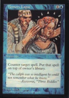 Memory Lapse - Mirage: #74, Magic: The Gathering Lp C334