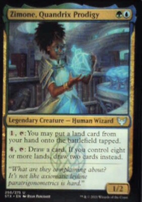 Zimone, Quandrix Prodigy - Strixhaven: School of Mages: #250 Nm R233