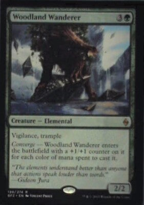 Woodland Wanderer - Battle for Zendikar: #198, Magic: The Gathering Nm R164