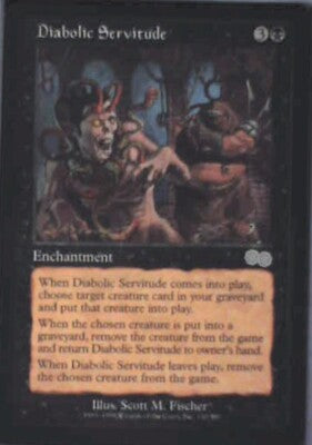 Diabolic Servitude - Urza's Saga: #130, Magic: The Gathering Nm R192