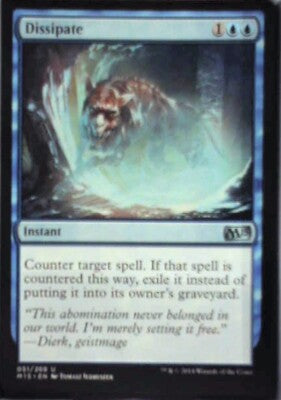 Dissipate - Magic 2015 (M15): #51, Magic: The Gathering Nm R245