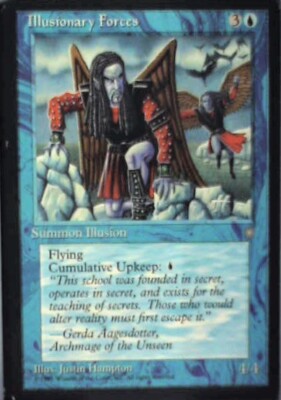 Illusionary Forces - Ice Age: #75, Magic: The Gathering Lp R112