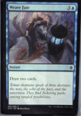 Weave Fate - Khans of Tarkir: #61, Magic: The Gathering Nm R118