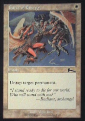 Burst of Energy - Urza's Legacy: #3, Magic: The Gathering Lp R96