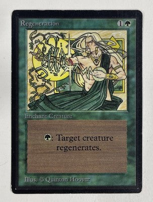Regeneration Alpha MP Moderate Play MTG Magic The Gathering B