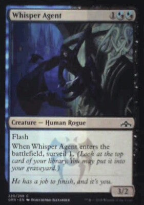 Whisper Agent - Guilds of Ravnica: #220, Magic: The Gathering Lp R234