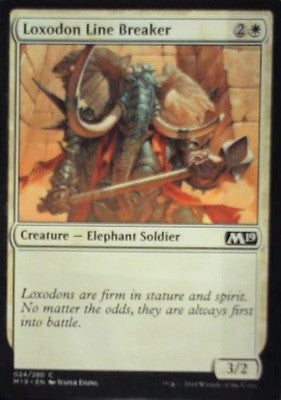 Loxodon Line Breaker - Core Set 2019: #24, Magic: The Gathering Nm C337