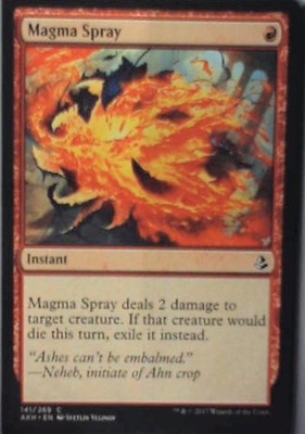 Magma Spray - Amonkhet: #141, Magic: The Gathering Nm C337