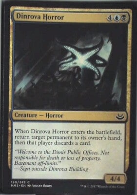 Dinrova Horror - Modern Masters 2017: #160, Magic: The Gathering Nm R159