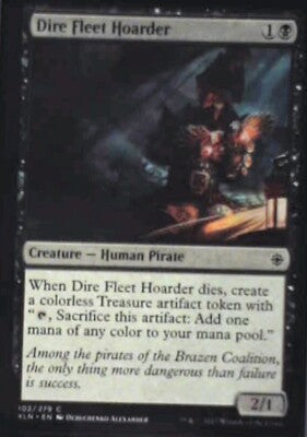 Dire Fleet Hoarder - Ixalan: #102, Magic: The Gathering Nm R214