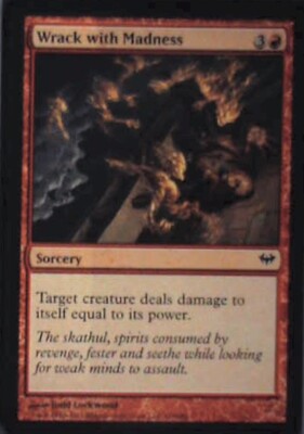 Wrack with Madness - Dark Ascension: #107, Magic: The Gathering Nm R53