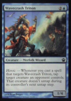 Wavecrash Triton - Theros: #74, Magic: The Gathering Nm R244