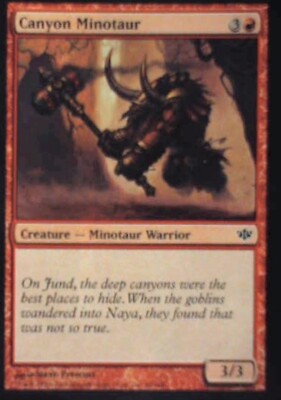 Canyon Minotaur - Conflux: #60, Magic: The Gathering Nm R177