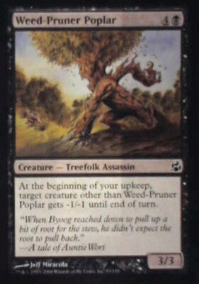 Weed-Pruner Poplar - Morningtide: #83, Magic: The Gathering Lp R234