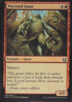 Wayward Giant - Kaladesh: #139, Magic: The Gathering Nm R143