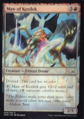Maw of Kozilek - Oath of the Gatewatch: #99, Magic: The Gathering Nm R141