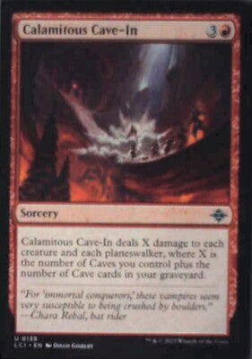 Calamitous Cave-In - The Lost Caverns of Ixalan: #139, MTG Nm R184