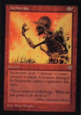 Incinerate - Mirage: #184, Magic: The Gathering Nm R124