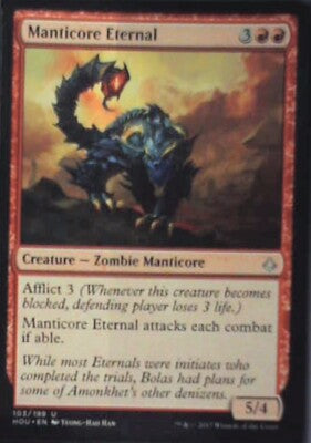 Manticore Eternal - Hour of Devastation: #103, Magic: The Gathering Nm R213